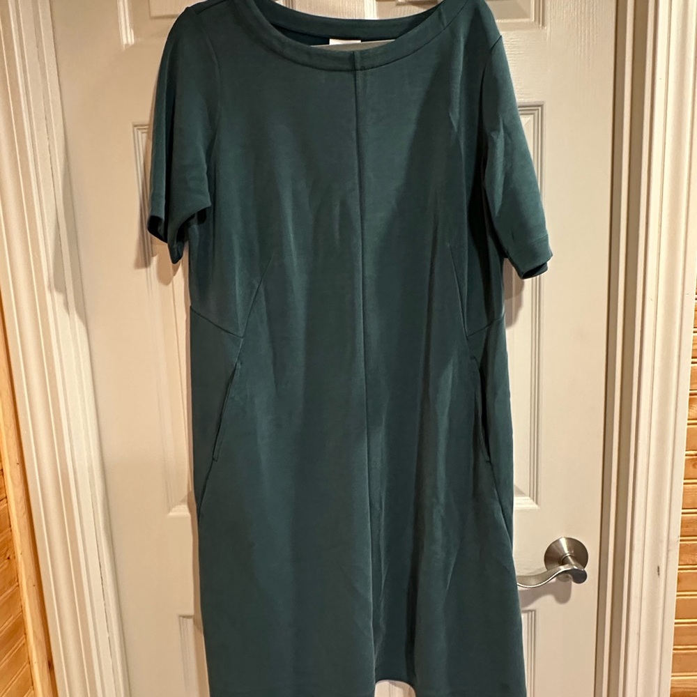 J. Jill Teal Midi Dress